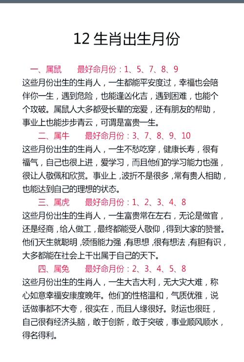 什么生肖命中最好:十二生肖中什么命最好