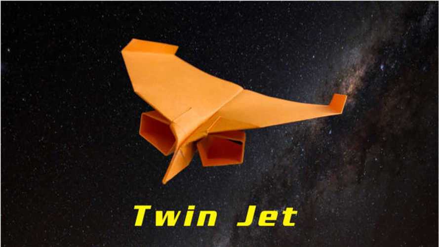 x版tg纸飞机:twinjet纸飞机