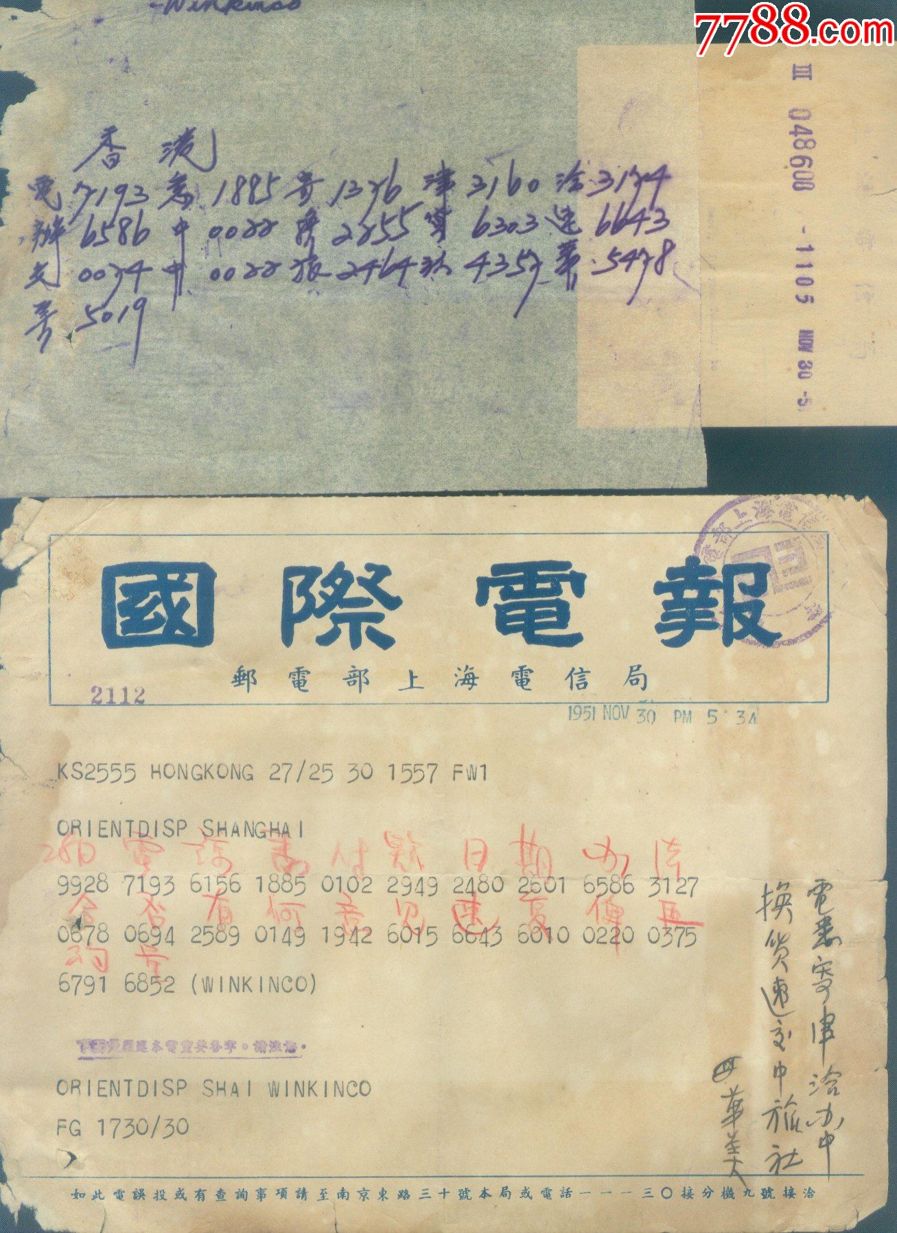 电报数码收报_电报数字对照表