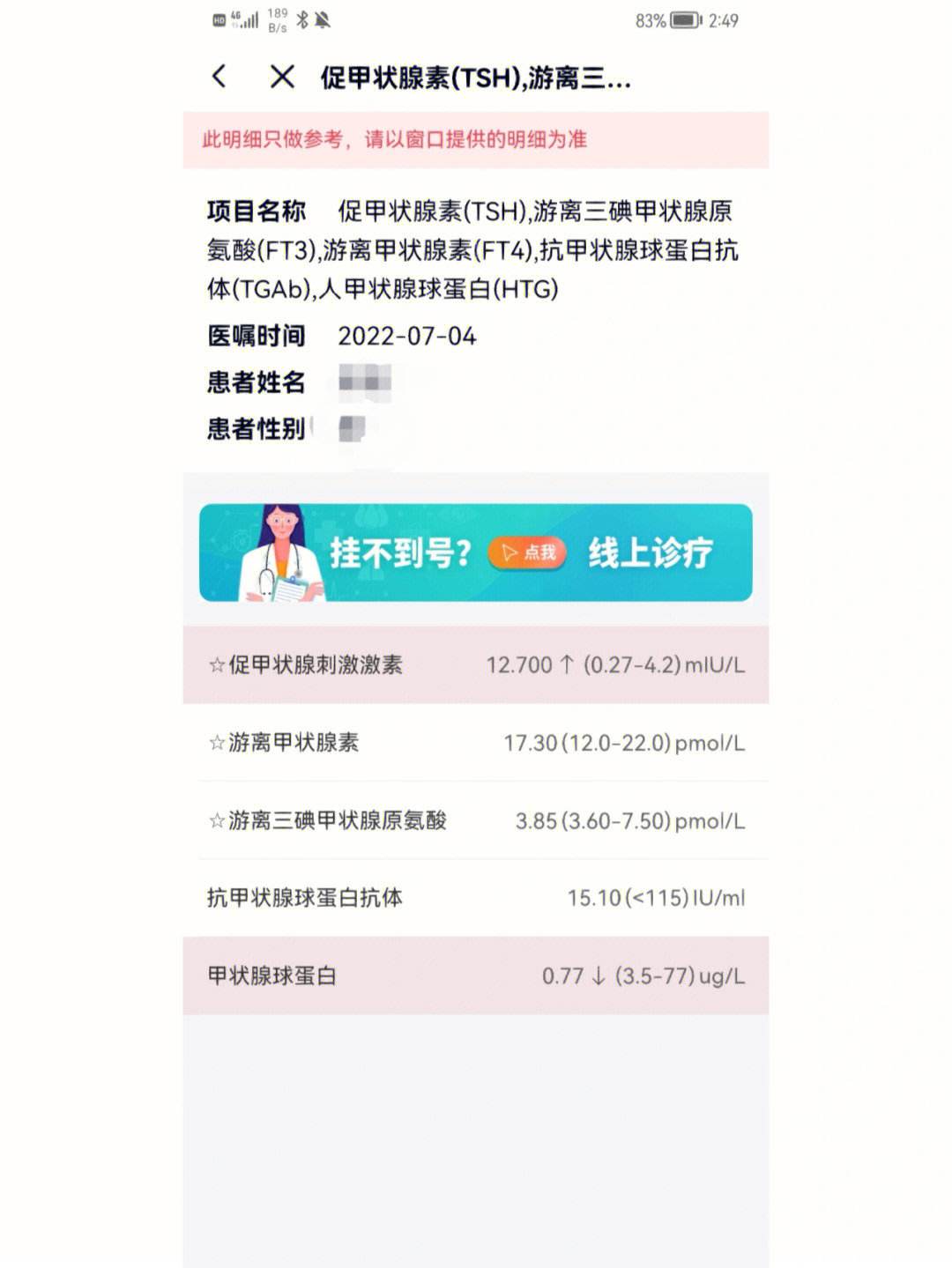 TSH和TG升高的简单介绍