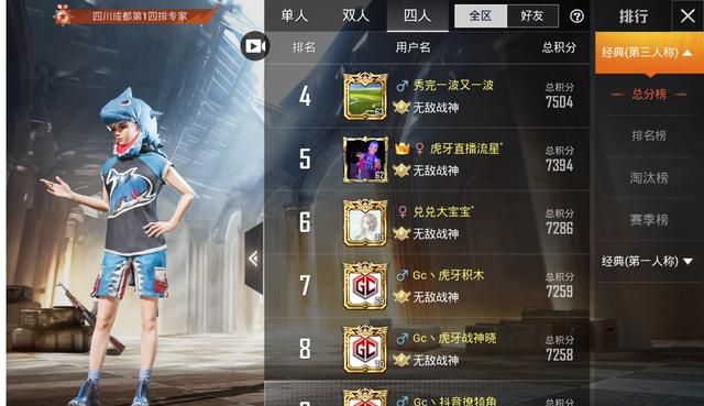 和平精英电报员排行榜_和平精英电竞选手有哪些