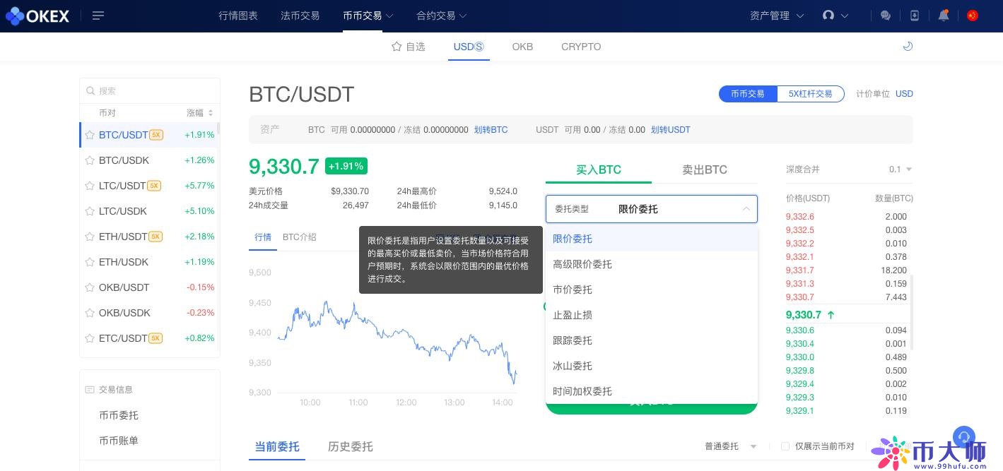 关于如何从imtoken的币转到okex的信息