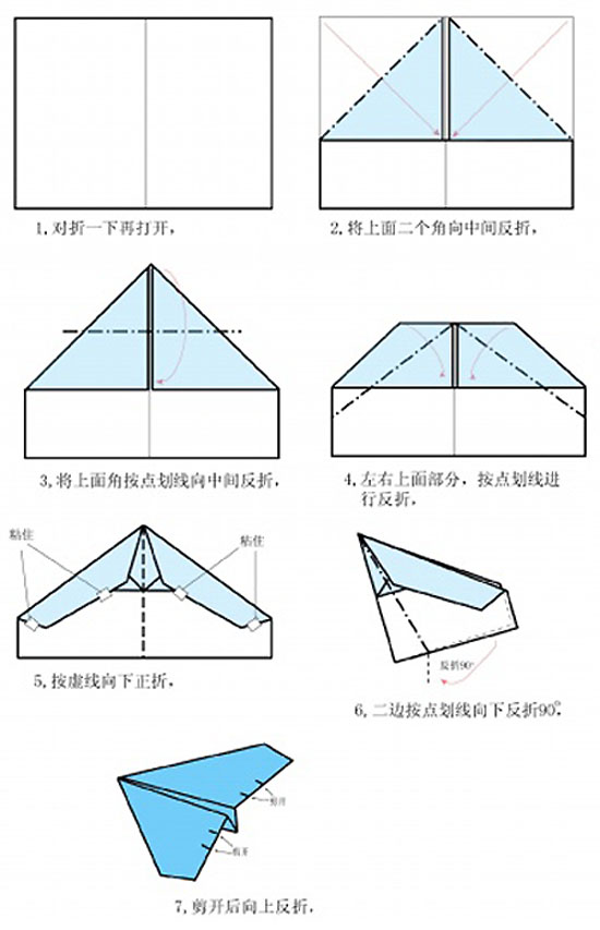 纸飞机折纸大全、100种纸飞机折纸大全