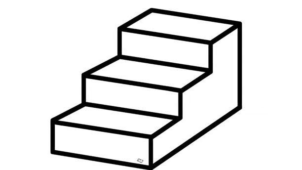 简笔画梯子的画法图片大全，简笔画梯子的画法图片大全大图