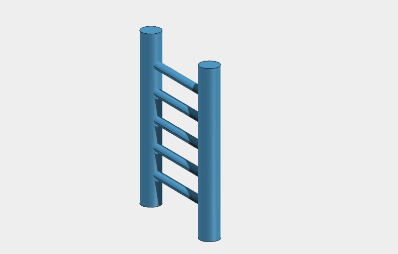 3d梯子的画法，怎么画3d梯子画简单图片