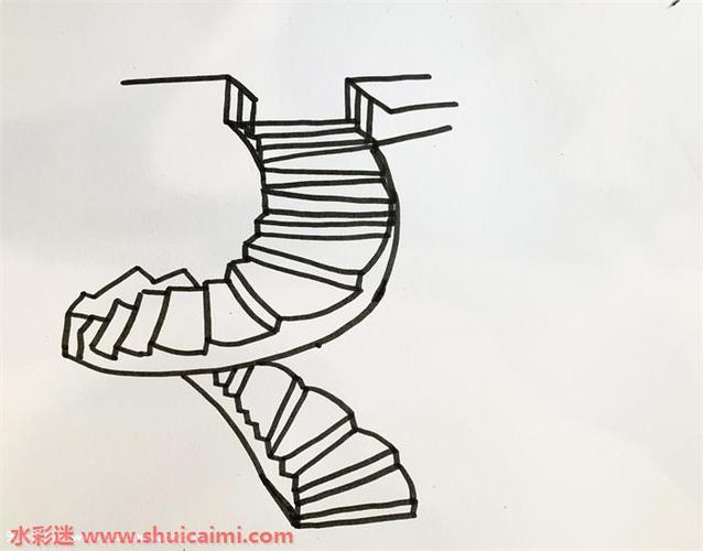 梯子图形怎么画，梯子图形怎么画的