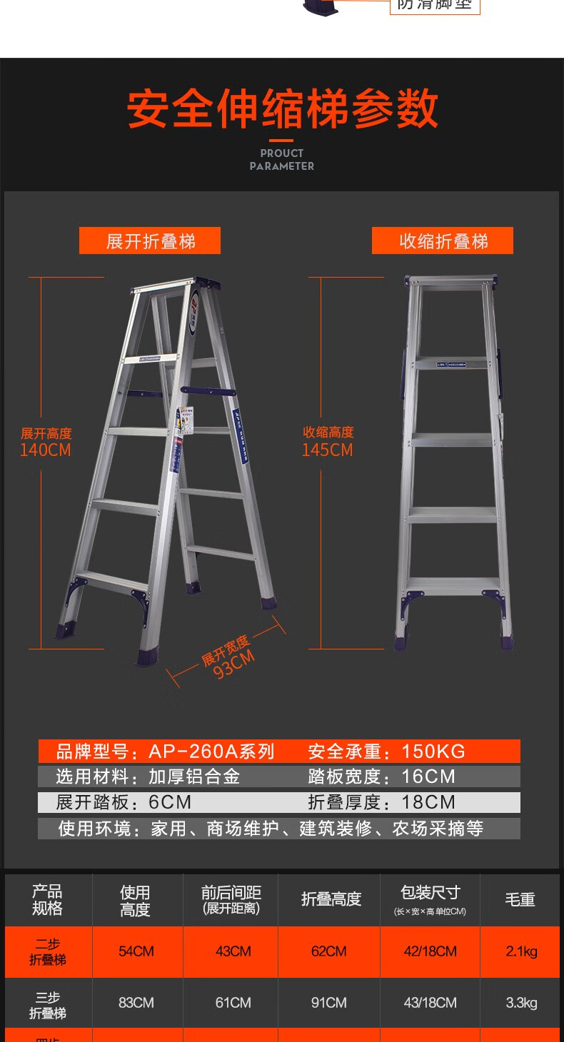 梯子名称大全，梯子名称大全图解