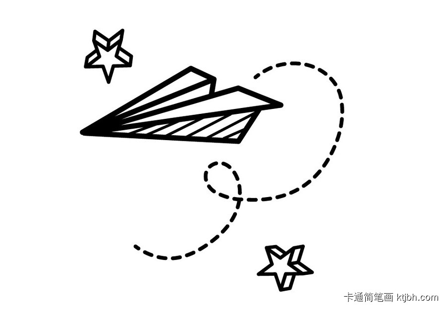 纸飞机简笔画图片大全可爱,纸飞机简笔画图片大全可爱又漂亮