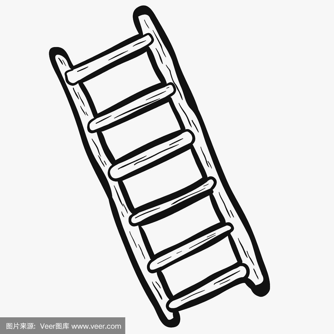 梯子怎么画立体画,梯子怎么画立体画教程