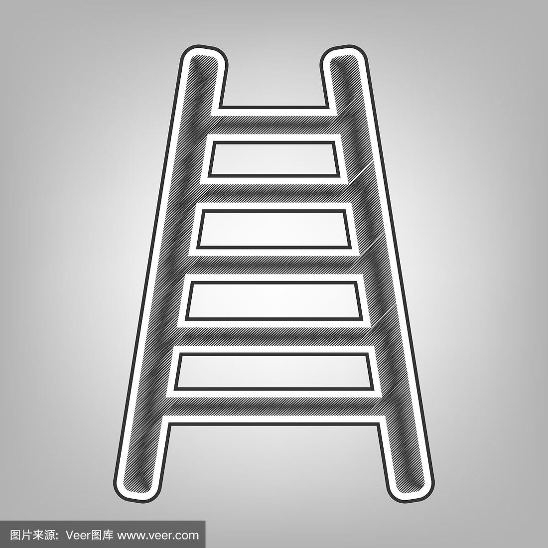 请问梯子怎么画,请问梯子怎么画好看
